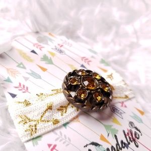 Lymade Life Amber Stone Ponytail Holder